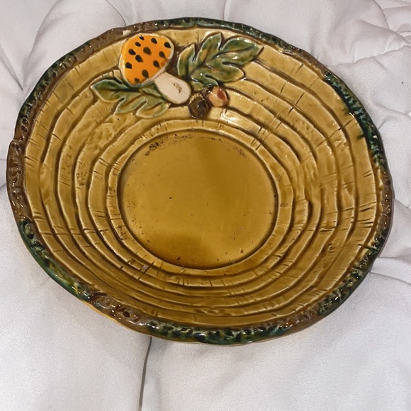 Vintage LEFTON mushroom pitcher & bowl & napkin holder.All beautiful & excellent - Picture 6 of 11